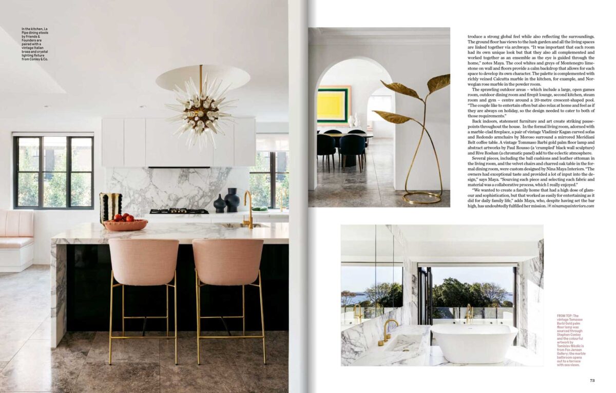 Architectural Digest Middle East - Nina Maya Interiors